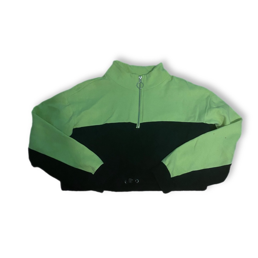 Forever 21 Green and Black Pullover